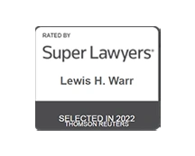  Lewis H. Warr Super Lawyers Badge