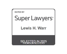 Lewis H. Warr Super Lawyers Badge